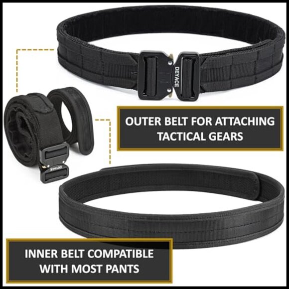 Quick Release Tactical MOLLE Belt Set for Law Enforcement Shooter main image 5
